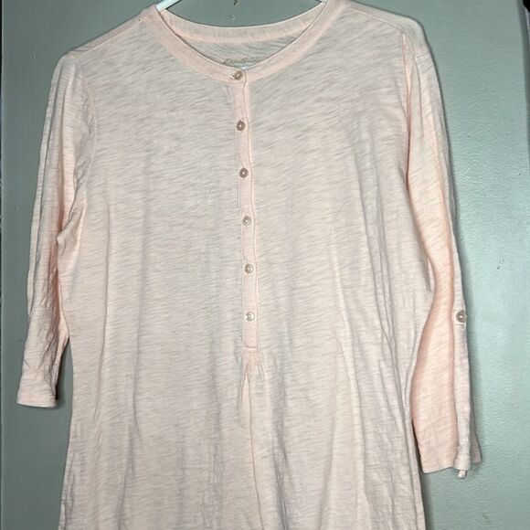 Eddie Bauer Henley Tee Medium - Picture 2 of 8